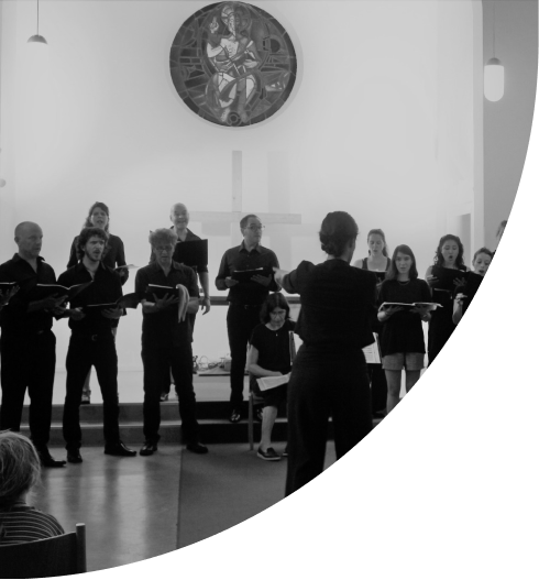 Foto de concierto del coro.